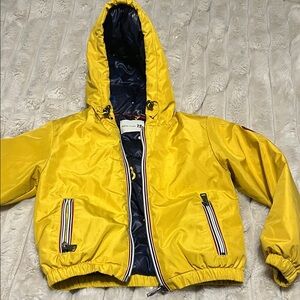 MONA LISA Bright Yellow Kids Raincoat with Hood